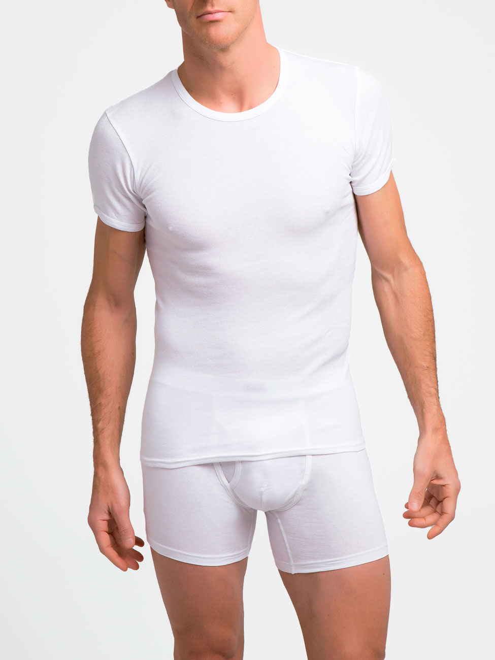 ABANDERADO  Camiseta manga corta cuello redondo canalé 306 