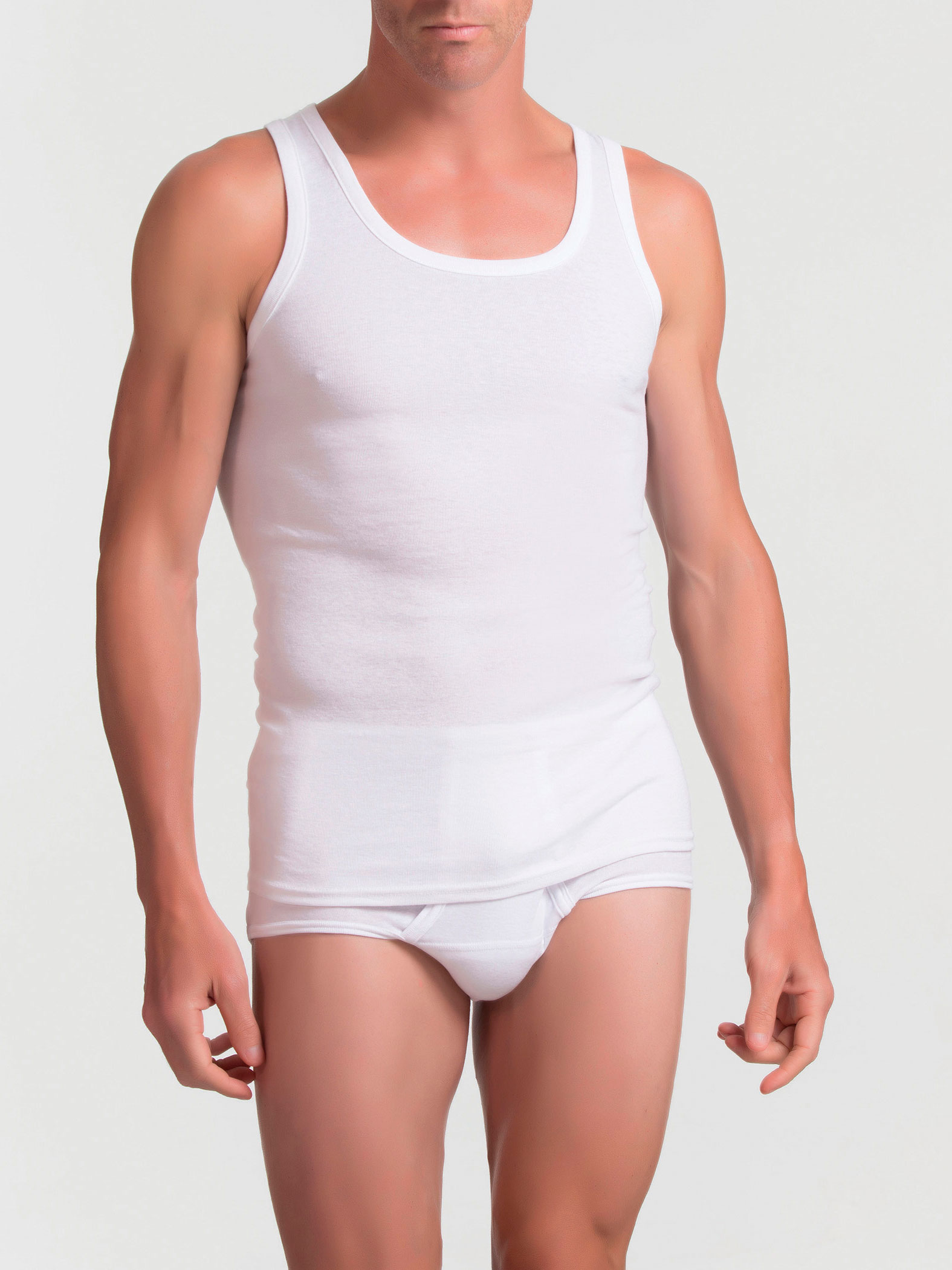 ABANDERADO  Camiseta de tirantes canalé 980 