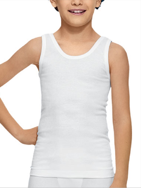 ABANDERADO  Camiseta niño tirantes algodón canalé 301 