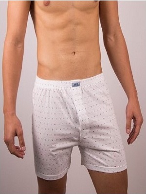 JAST  Boxer estampado fondo blanco 700 2 pares 