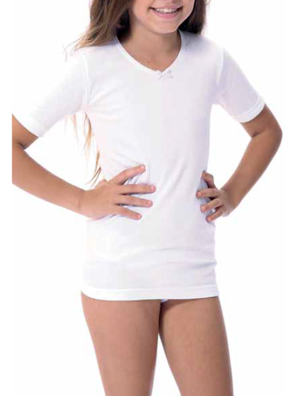 LARA  Camiseta niña termica manga corta 8600 