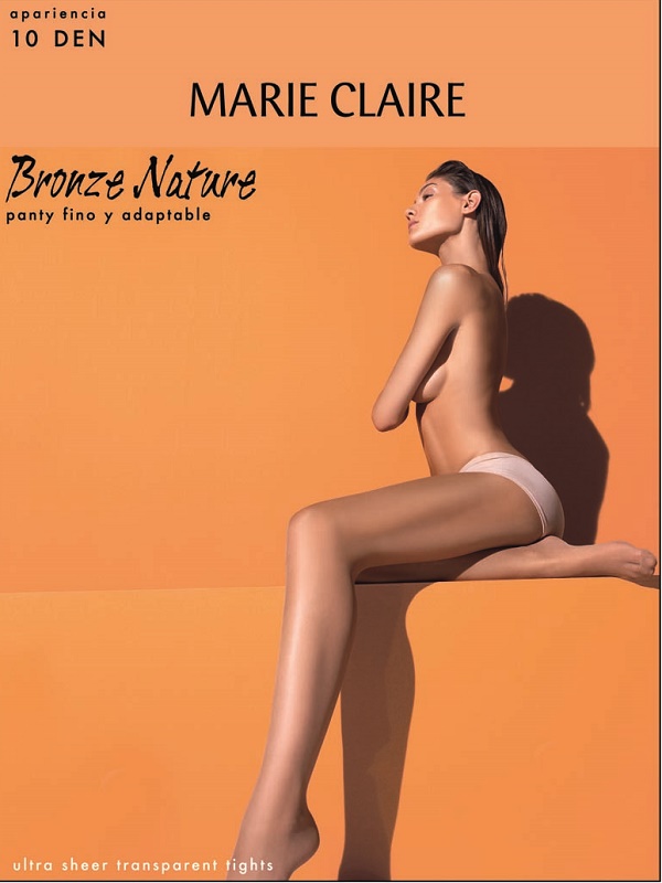 MARIE CLAIRE  10 den, planchado bronceado. 