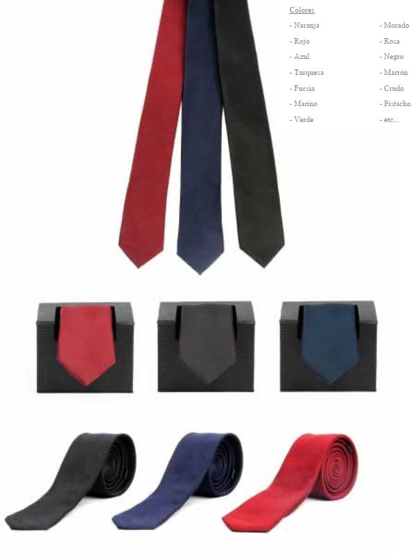 HILOS-MERCERIA-COMPLEMENTOS  Corbata estrecha narrow/small 