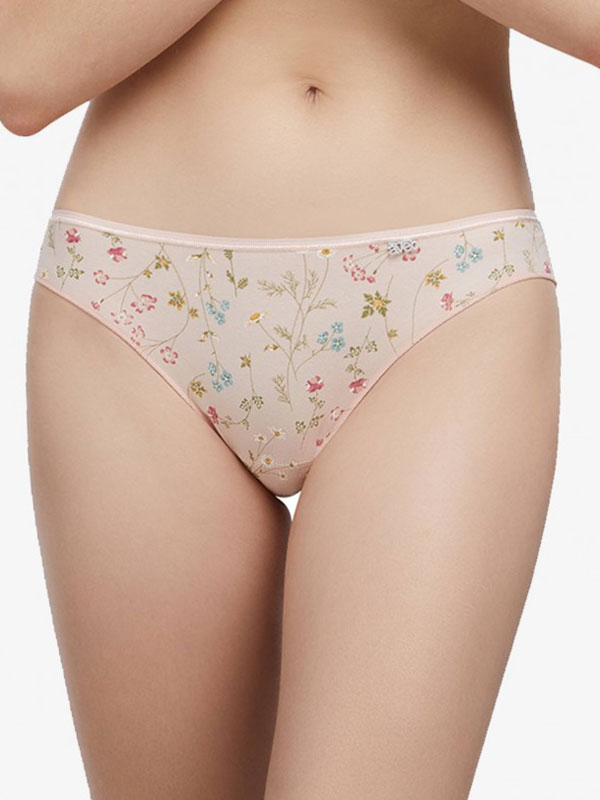 AVET  Pack de 2 braguitas bikini de algodón: una estampa 