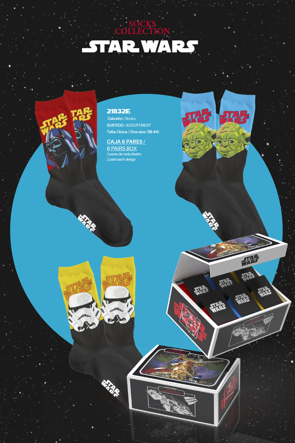 ADMAS  Calcetin star wars e6 21832e 