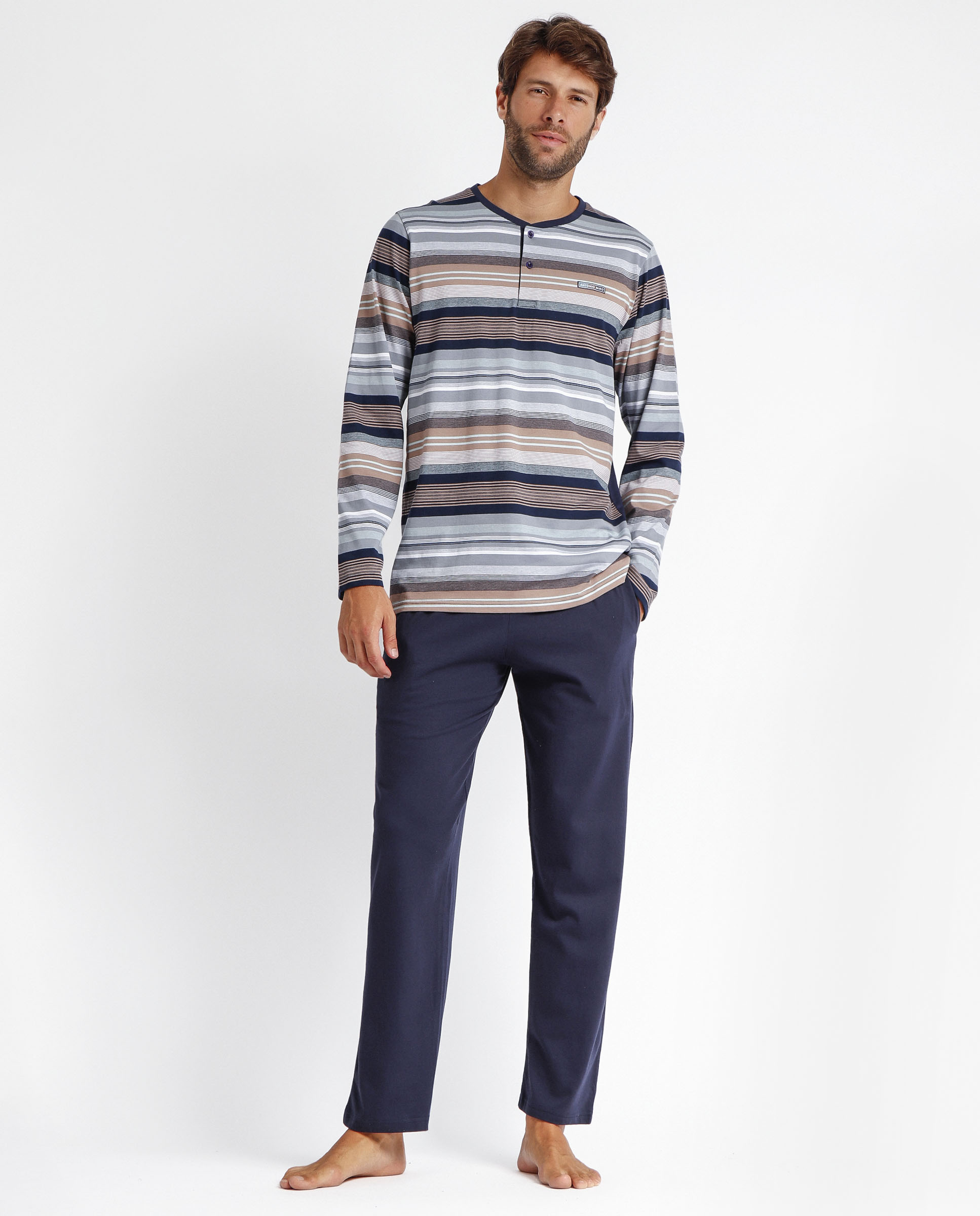  Pijama hombre largo 60908 