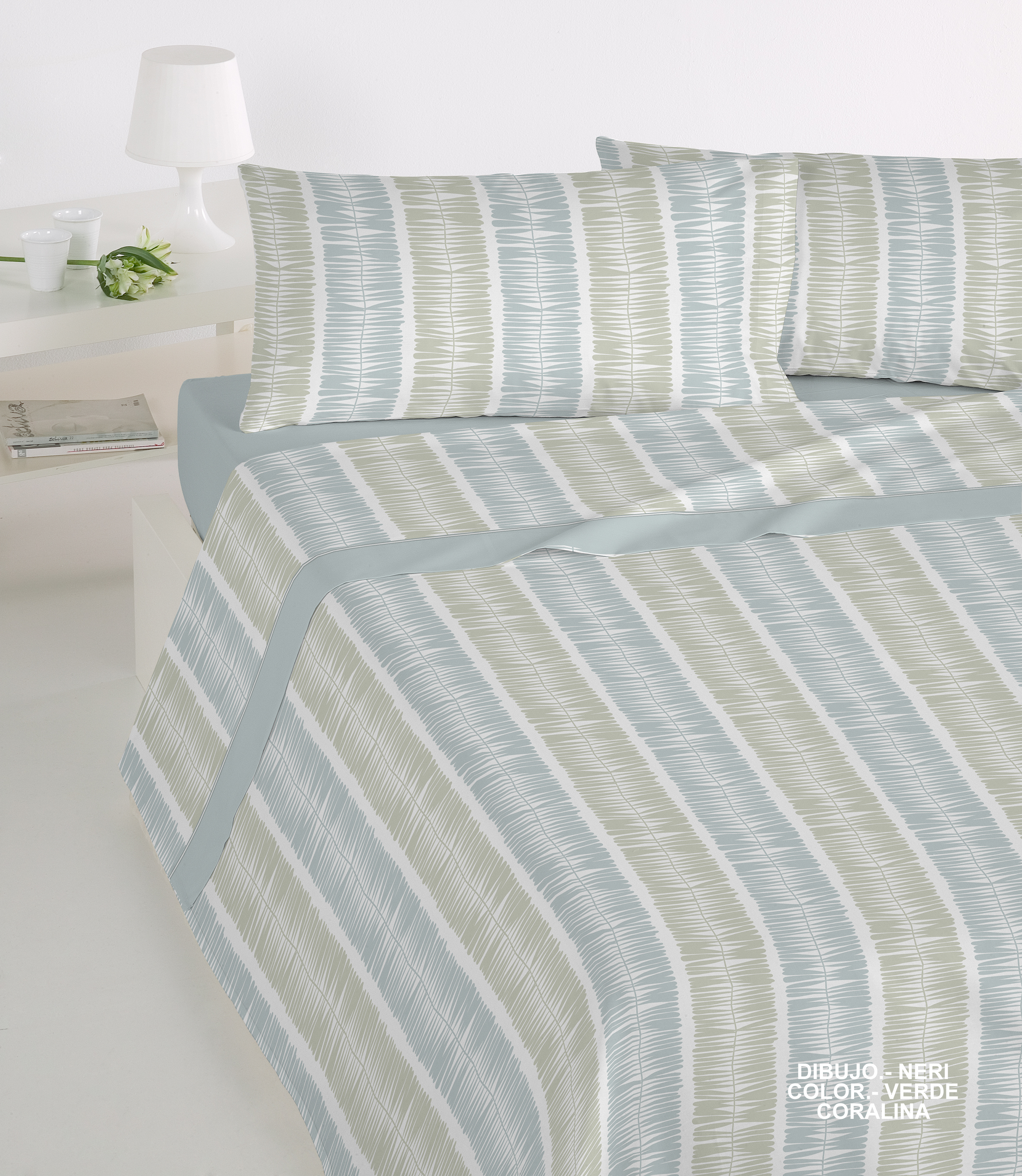   Juego cama coralina neri 
