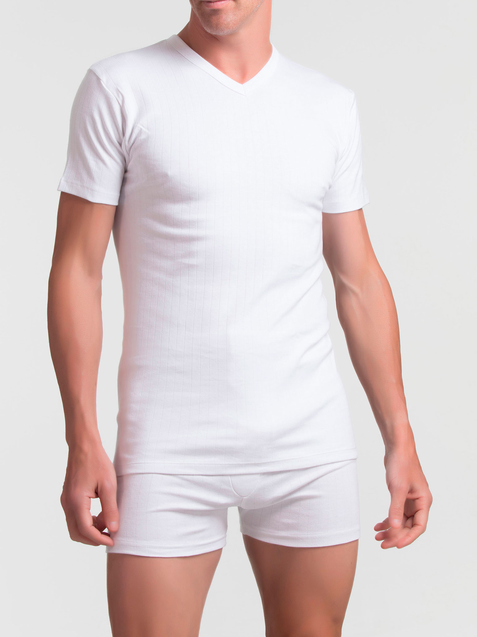 ABANDERADO  Camiseta termal manga corta cuello pico 205 