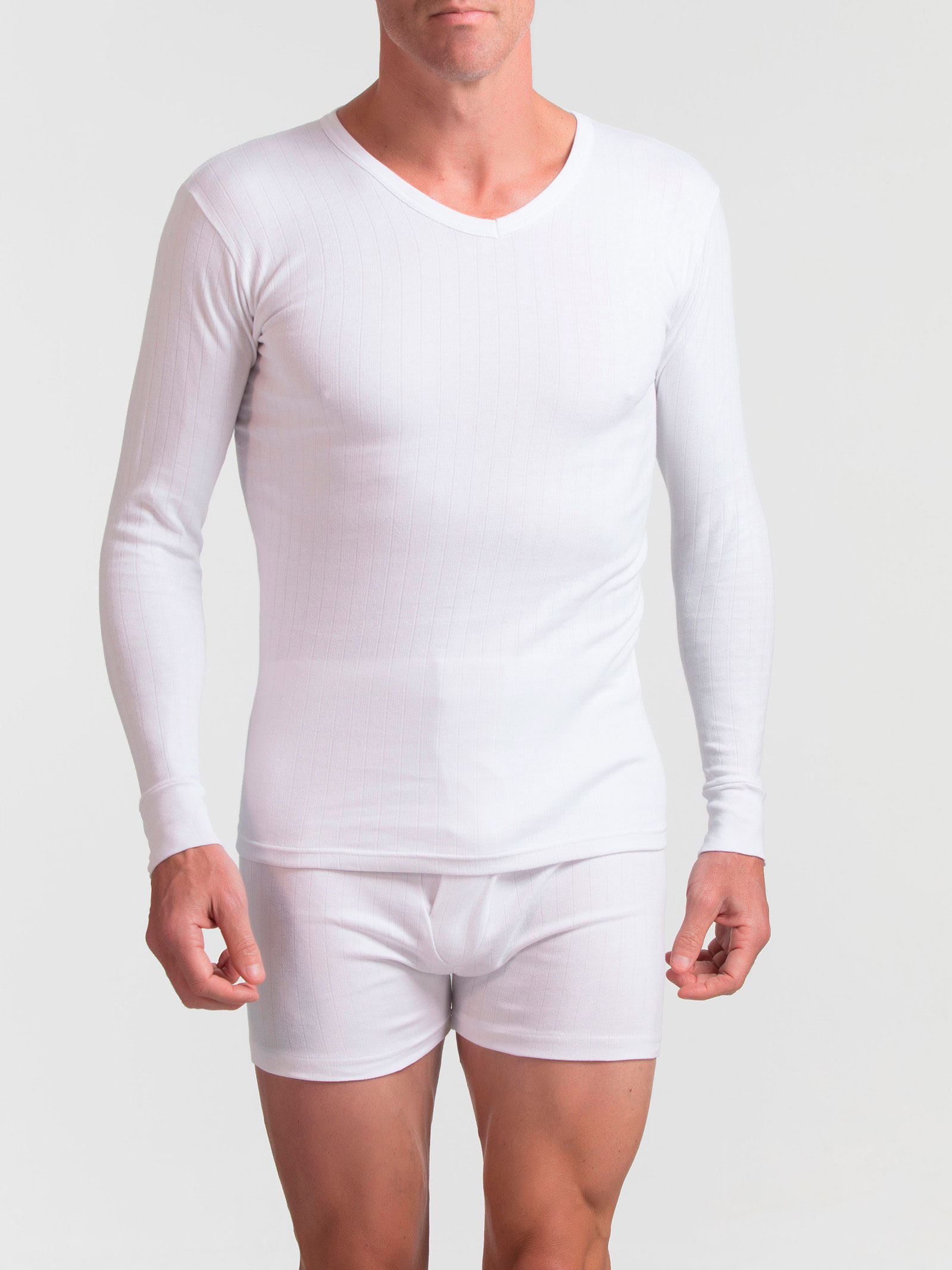 ABANDERADO  Camiseta termal manga larga cuello pico 209 